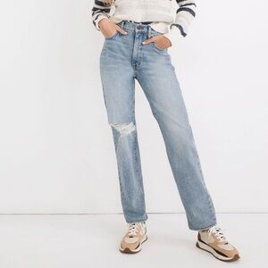 Madewell The Perfect Vintage‎ Straight Jean in Reinhart Wash